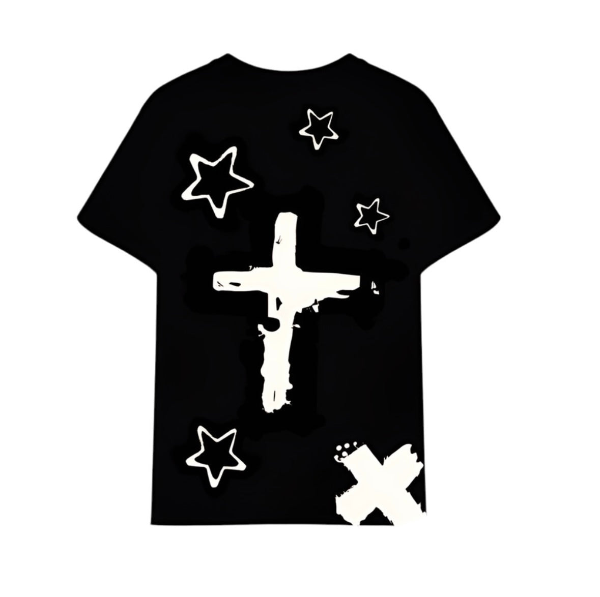White croos tee